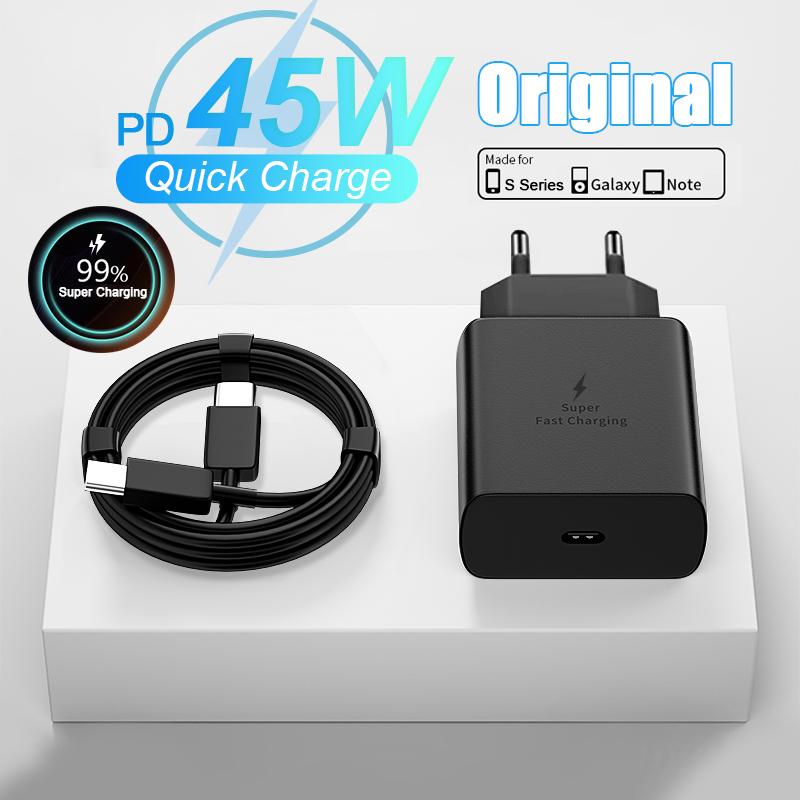 PD 45W Original Quick Charger For Samsung Galaxy S23