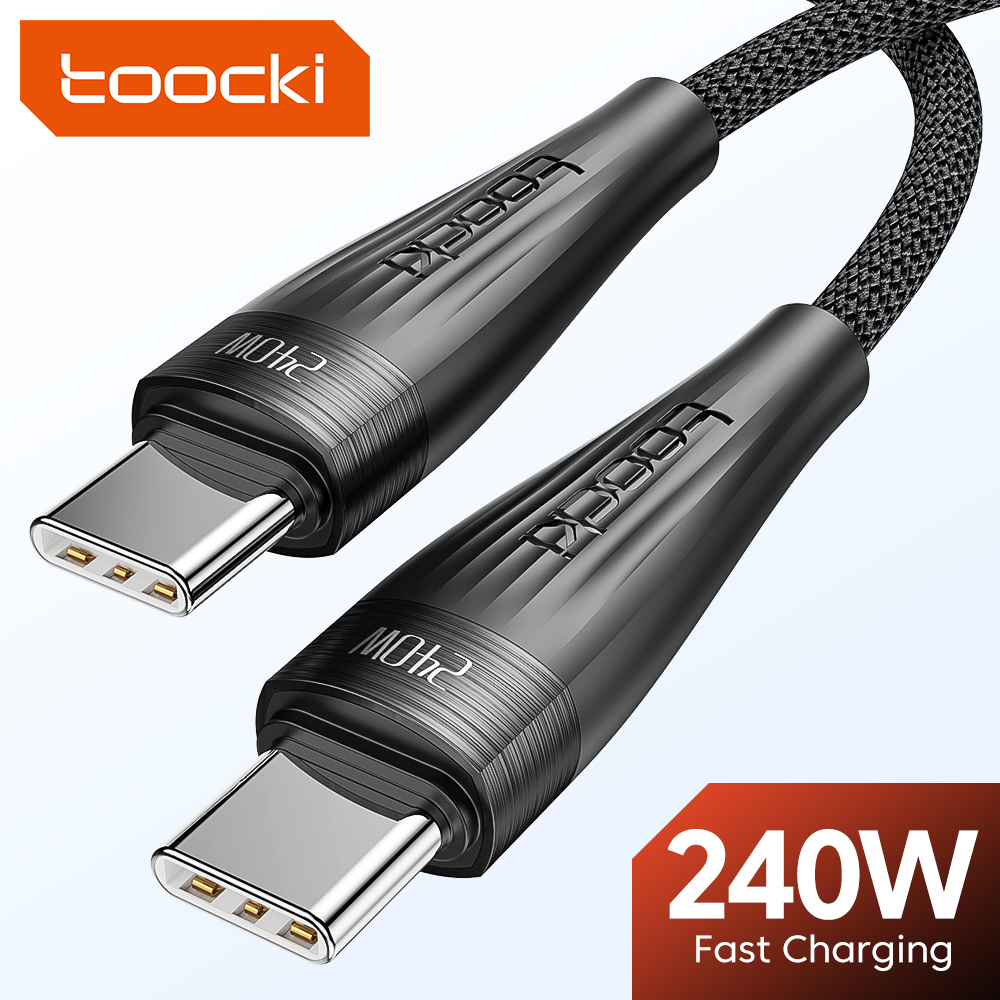 Toocki USB C to USB C Cable PD240W USB Type C Charging Cable for MacBook Pro