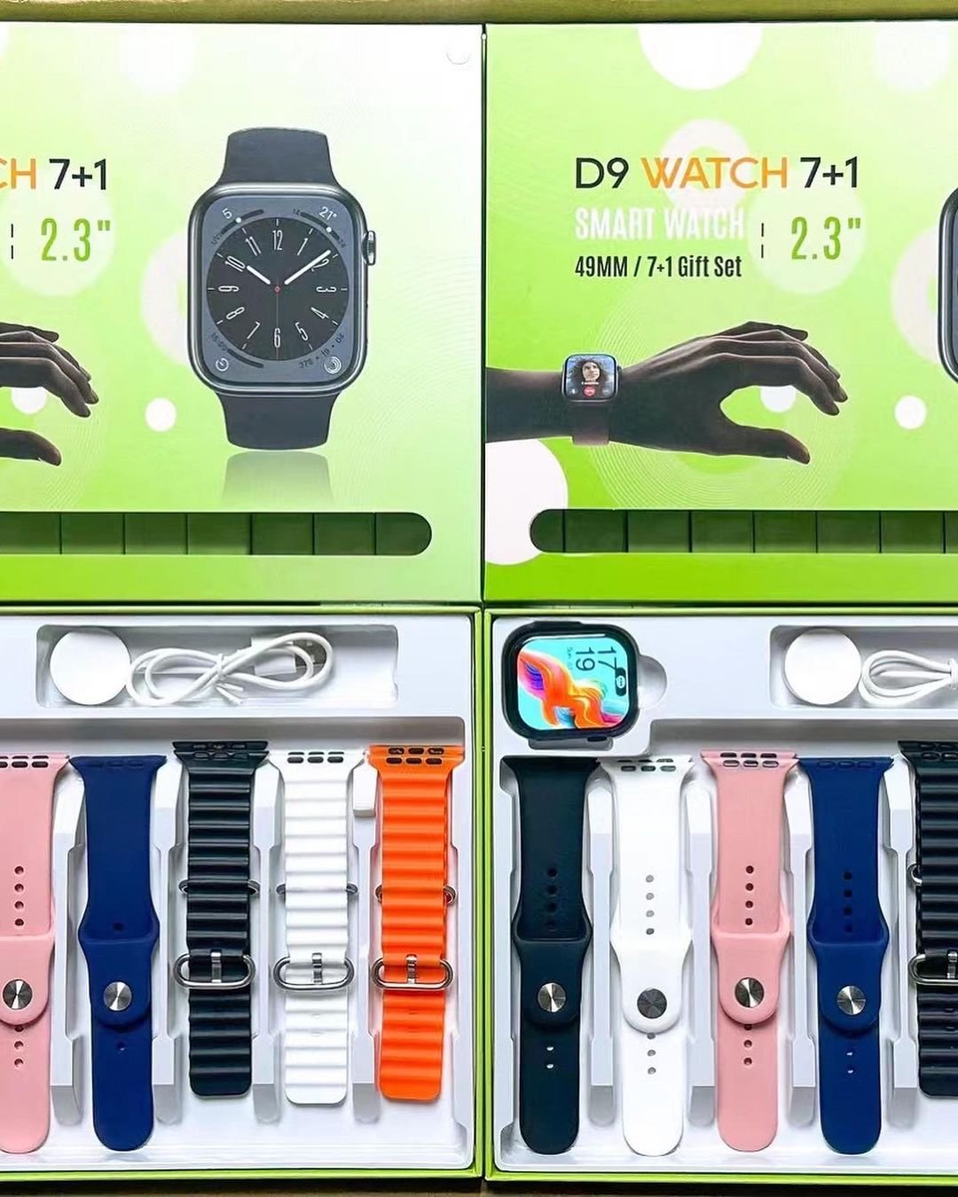 D9 Smartwatch 7+1 Straps