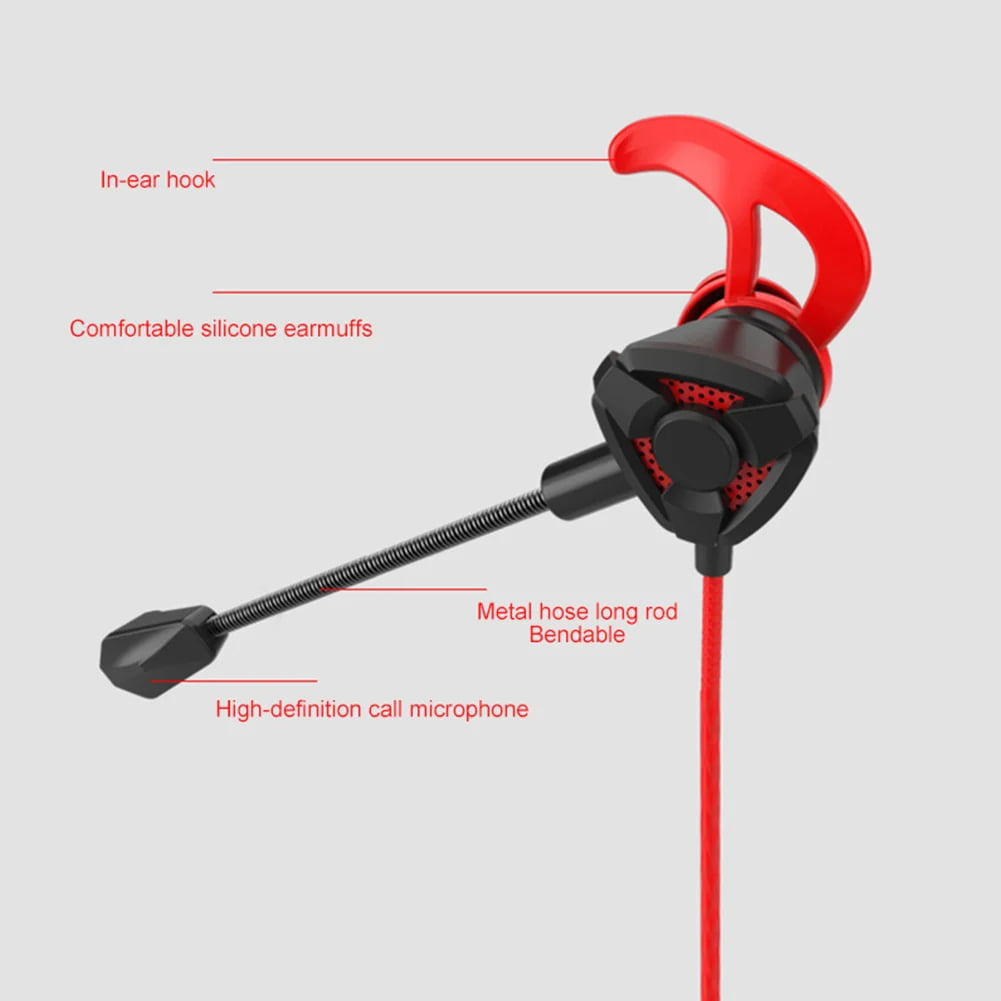 Wired Headphones Bass Gaming Wired Earphone Earbuds With Mic Headphone Headset For Pubg PS4 CSGO Casque Notebook Computer Games