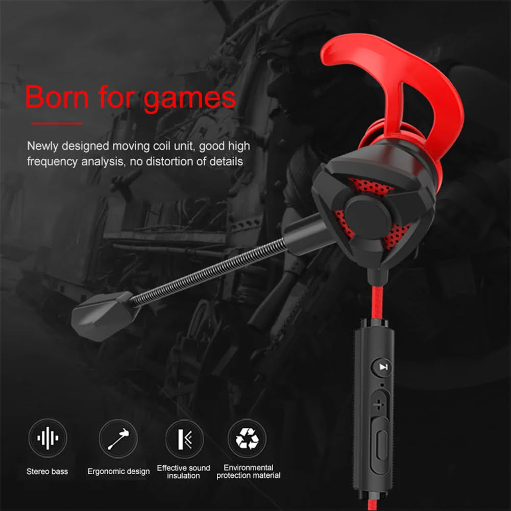 Wired Headphones Bass Gaming Wired Earphone Earbuds With Mic Headphone Headset For Pubg PS4 CSGO Casque Notebook Computer Games