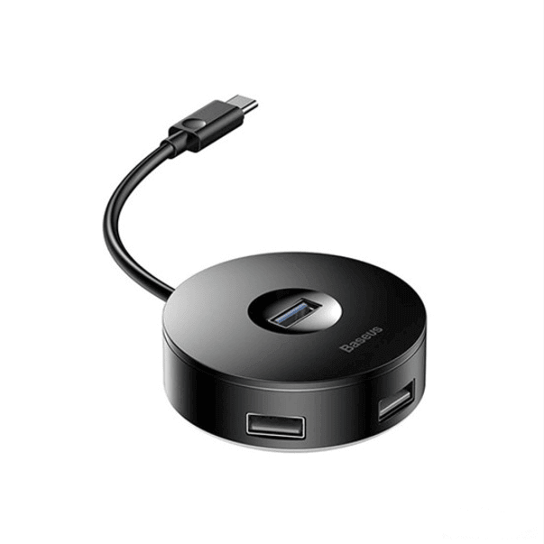 Baseus Airjoy Round Box Type C to 4-Port USB3.0 HUB Adapter